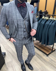 Grijs kostuum heren