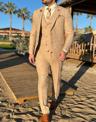 Savanne lichtbeige kostuum