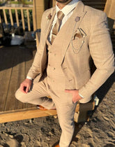 Savanne lichtbeige kostuum