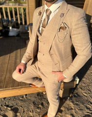 Savanne lichtbeige kostuum