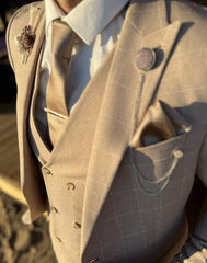 Savanne lichtbeige kostuum