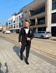 Zwart Bruidegompak | Fluwelen Kraag