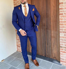 Blauw Trouwpak