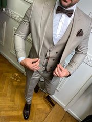 Trouwpak beige