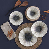 "The eyecatcher" serie golvend porselein serviesset 6 persoons