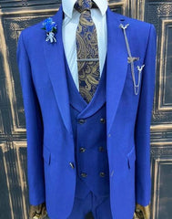 kobalt blauw pak