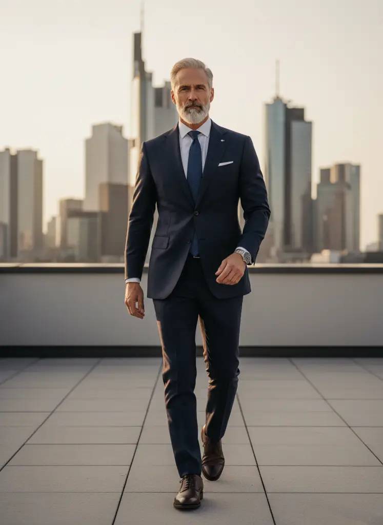 Maatpak — Super 110's wol, slim fit (V2825)