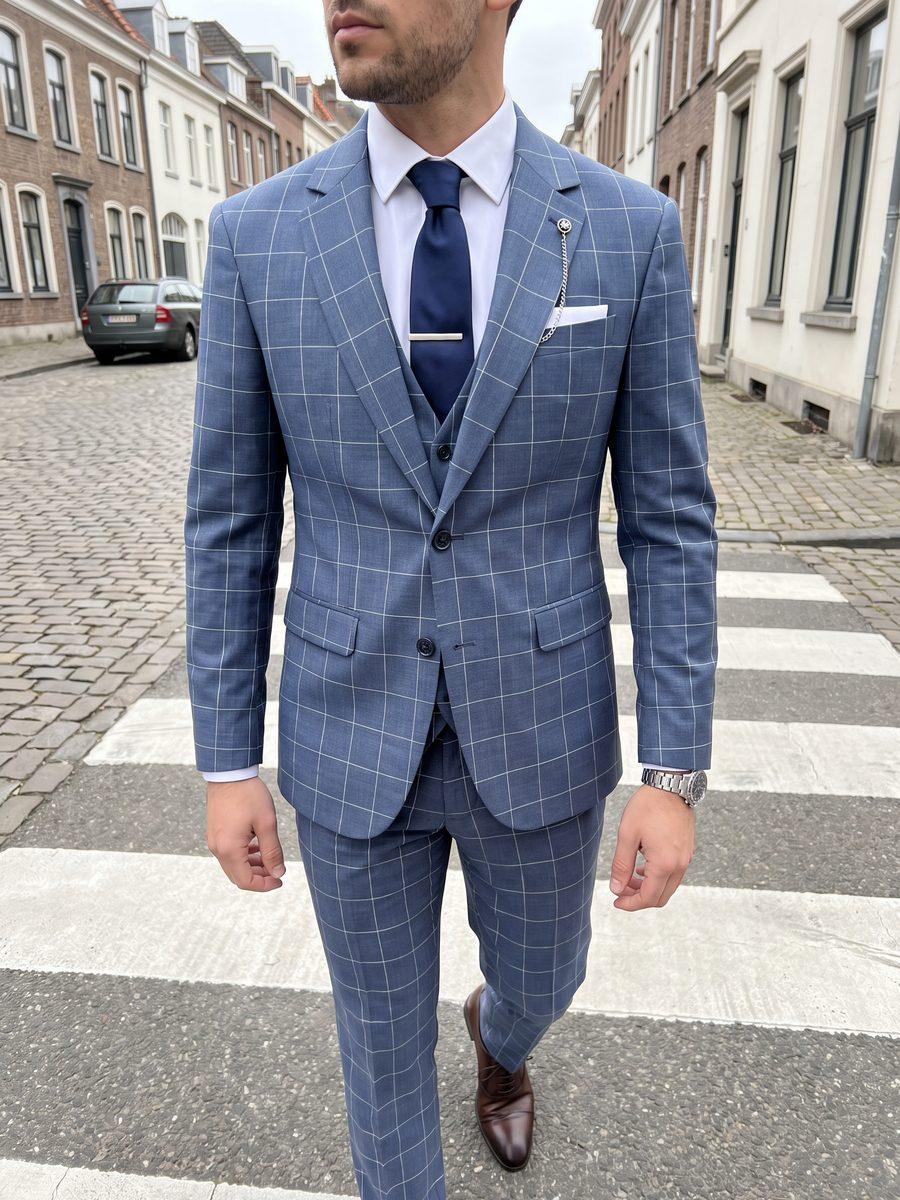 Blauw ruit