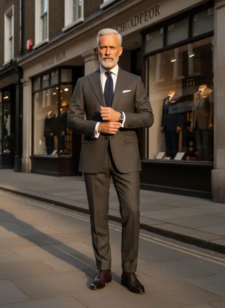 Maatpak — Super 110's wol, slim fit (V2736)
