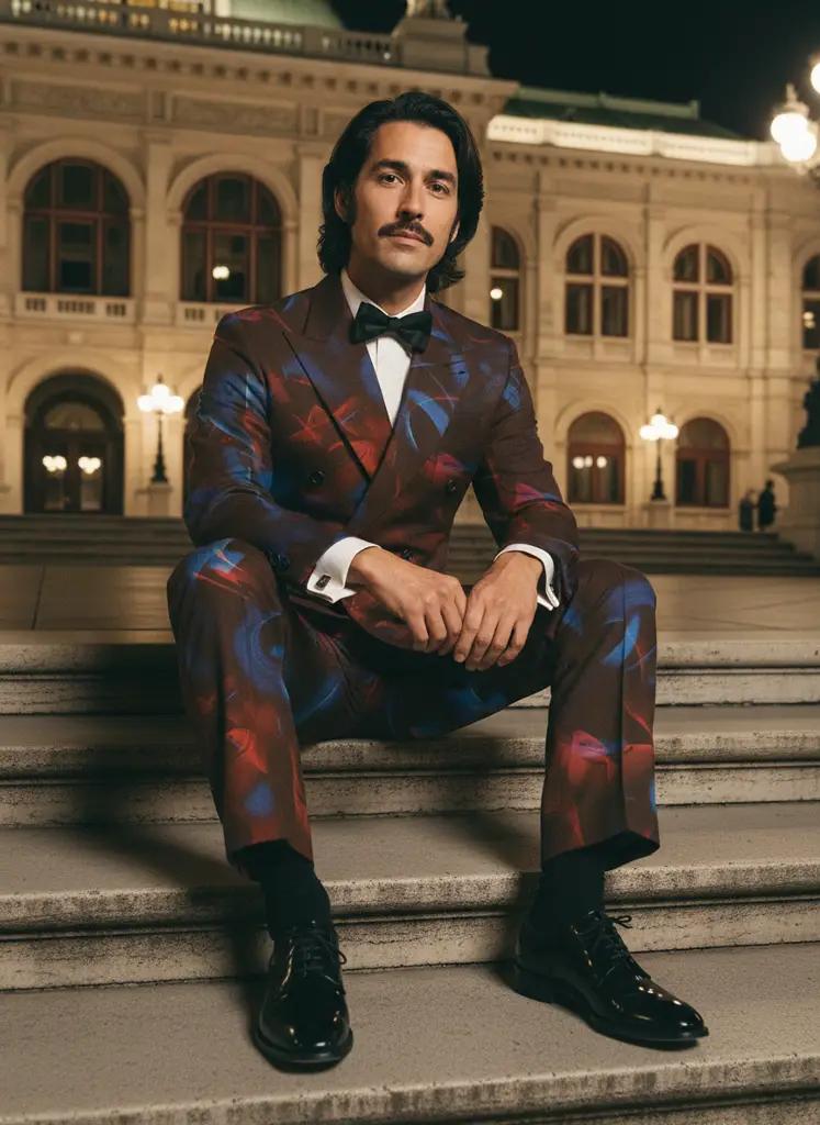 Gala kostuum Made to Measure — Premium wol, double-breasted (L54)