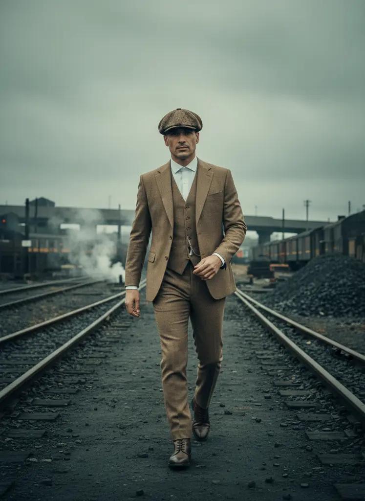 Bruin Pak Heren Slim Fit — Maatpak (V2705)