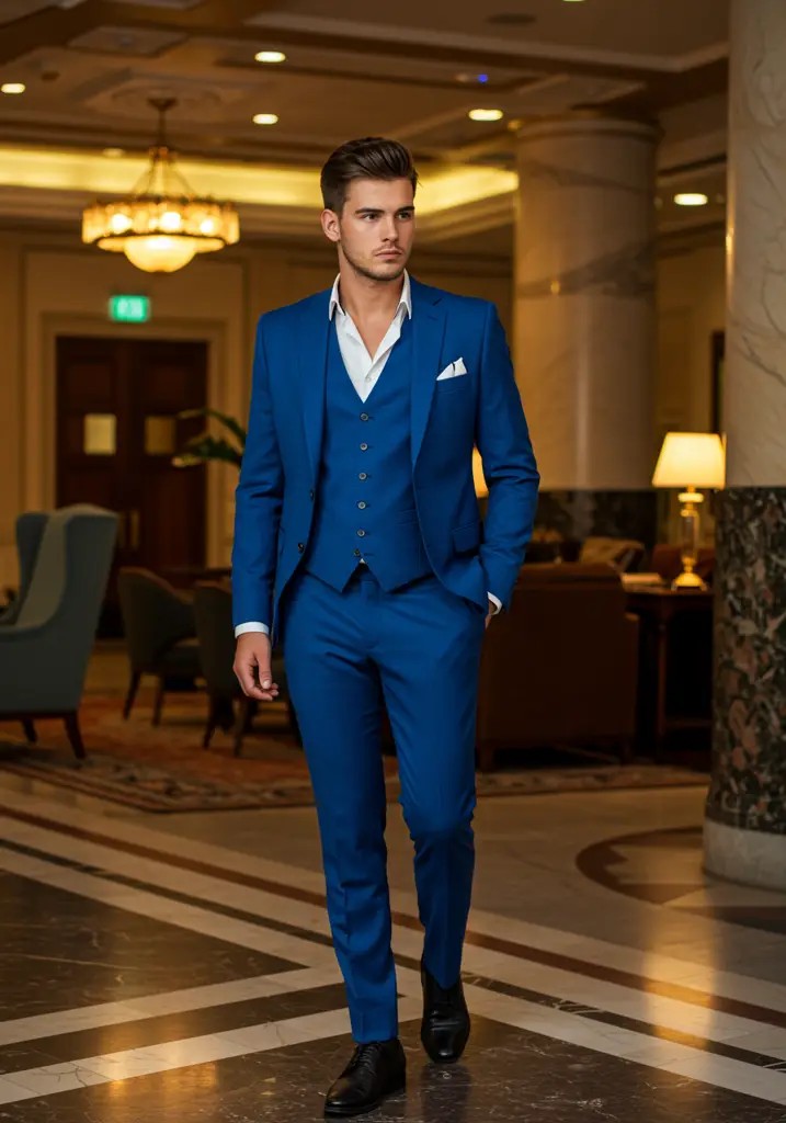 V2514 Royal Blue Suit