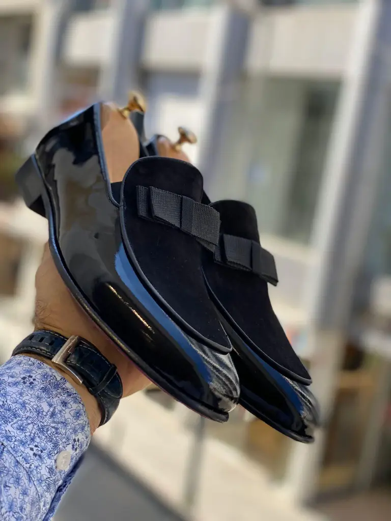 Zwarte halve suite Loafers