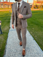 Brown suit