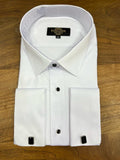 Chemise blanche avec boutons de manchette / chemise de smoking