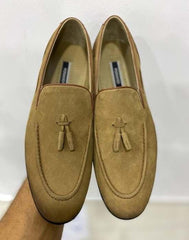 Camel loafer