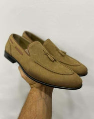 Camel loafer