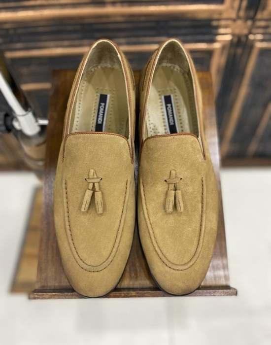 Camel loafer