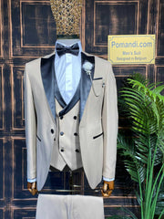 Beige Tuxedo