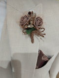 Bruin corsage bruidegom - Pomandi.com