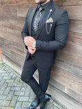 All black suit | Zwart Kostuum Heren - Pomandi.com