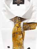 Goldene Krawatte mit Muster