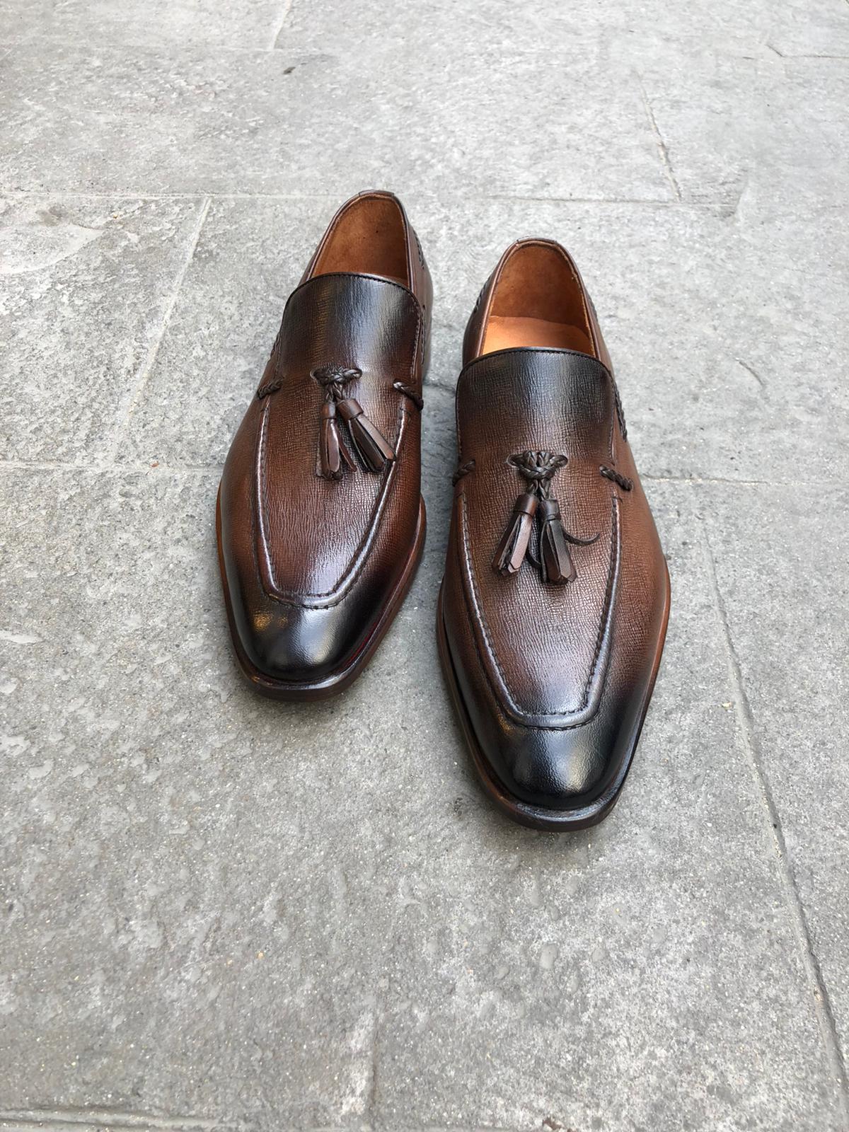 Bruine loafers - PAPYON COLLECTION