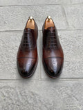 Brown lace-up shoes