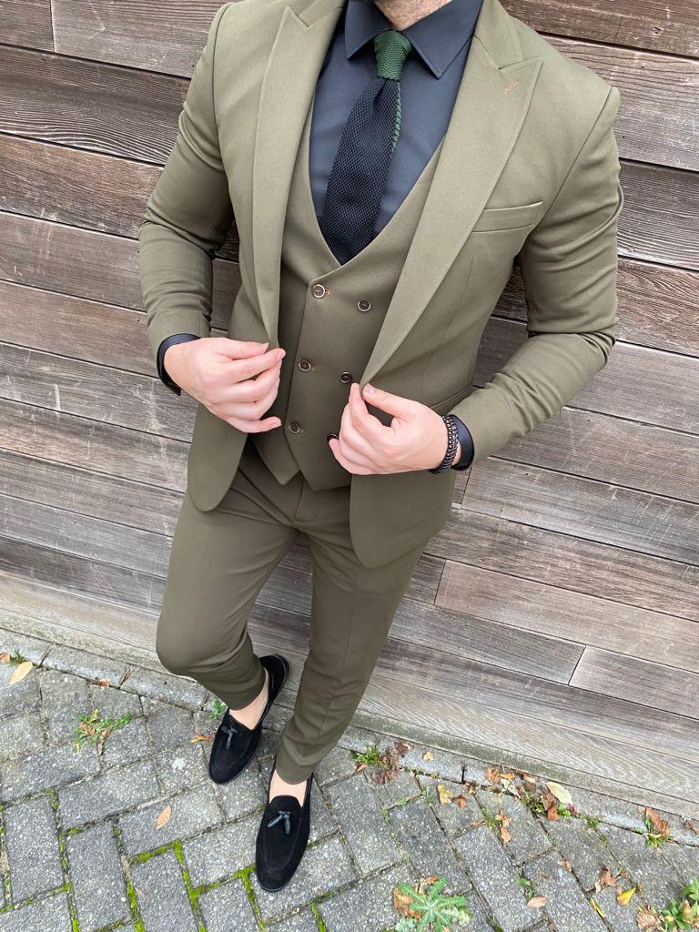 Custom Latest Coat Pant Design Green Suit Formal Business Blazer Sets For  Slim Fit Weeding Tuxedo 3 Pieces Veste Homme Costume - Suits - AliExpress
